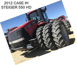 2012 CASE IH STEIGER 550 HD