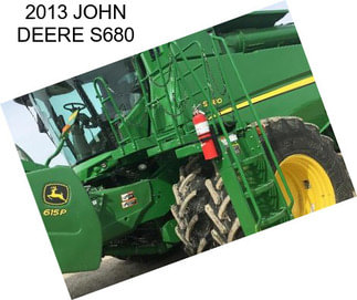 2013 JOHN DEERE S680