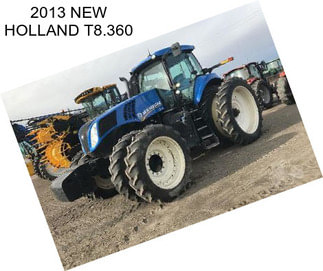 2013 NEW HOLLAND T8.360