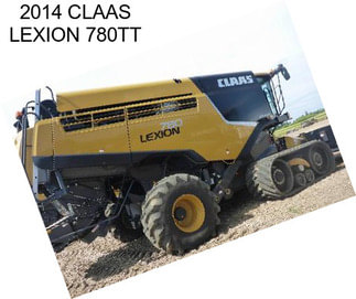 2014 CLAAS LEXION 780TT