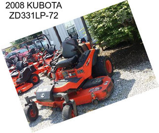 2008 KUBOTA ZD331LP-72