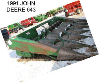 1991 JOHN DEERE 643