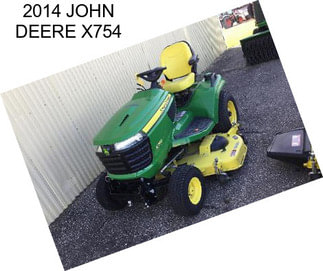 2014 JOHN DEERE X754