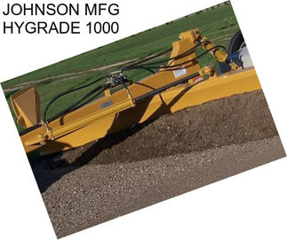 JOHNSON MFG HYGRADE 1000