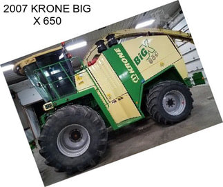 2007 KRONE BIG X 650