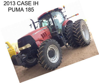 2013 CASE IH PUMA 185