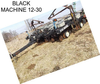BLACK MACHINE 12-30