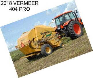 2018 VERMEER 404 PRO