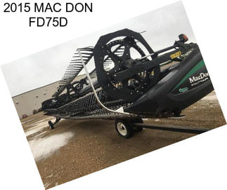 2015 MAC DON FD75D