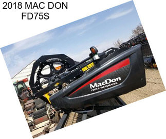 2018 MAC DON FD75S