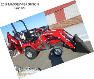 2017 MASSEY-FERGUSON GC1720