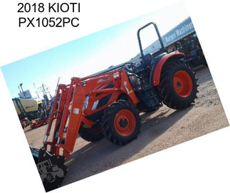2018 KIOTI PX1052PC