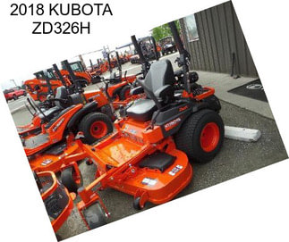 2018 KUBOTA ZD326H