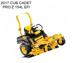 2017 CUB CADET PRO Z 154L EFI