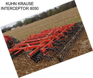 KUHN KRAUSE INTERCEPTOR 8050