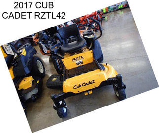 2017 CUB CADET RZTL42