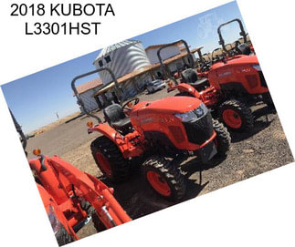 2018 KUBOTA L3301HST