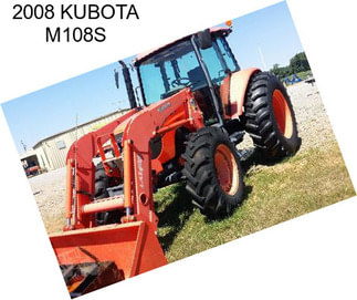 2008 KUBOTA M108S