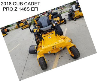 2018 CUB CADET PRO Z 148S EFI