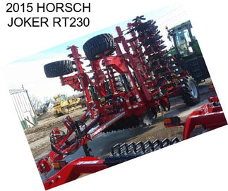 2015 HORSCH JOKER RT230