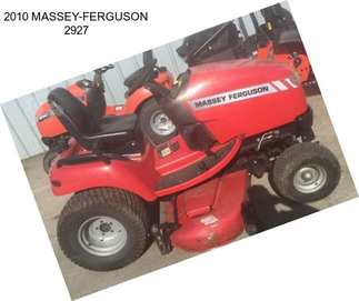 2010 MASSEY-FERGUSON 2927