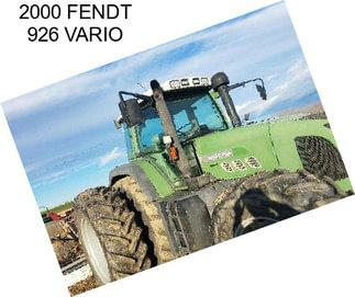 2000 FENDT 926 VARIO