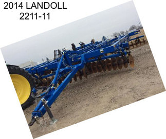 2014 LANDOLL 2211-11