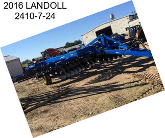 2016 LANDOLL 2410-7-24