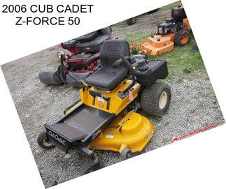 2006 CUB CADET Z-FORCE 50