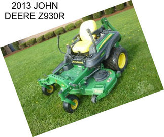 2013 JOHN DEERE Z930R