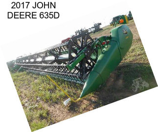 2017 JOHN DEERE 635D