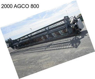 2000 AGCO 800