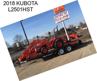 2018 KUBOTA L2501HST