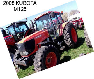 2008 KUBOTA M125