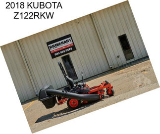 2018 KUBOTA Z122RKW