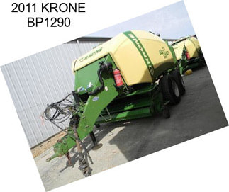 2011 KRONE BP1290