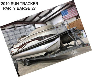 2010 SUN TRACKER PARTY BARGE 27