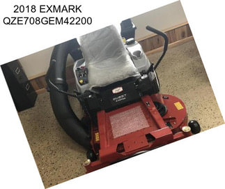 2018 EXMARK QZE708GEM42200