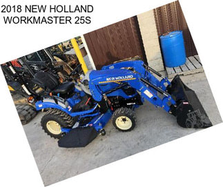 2018 NEW HOLLAND WORKMASTER 25S