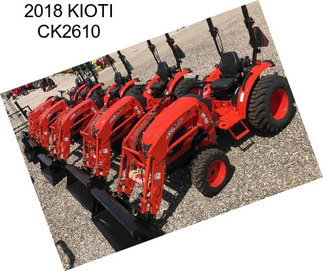 2018 KIOTI CK2610