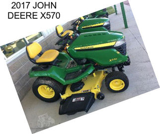 2017 JOHN DEERE X570