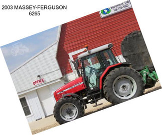 2003 MASSEY-FERGUSON 6265