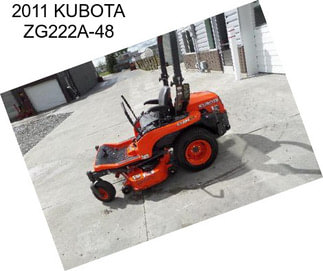 2011 KUBOTA ZG222A-48