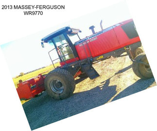 2013 MASSEY-FERGUSON WR9770