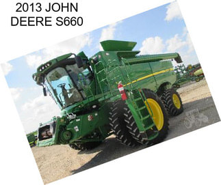 2013 JOHN DEERE S660