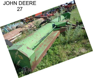 JOHN DEERE 27