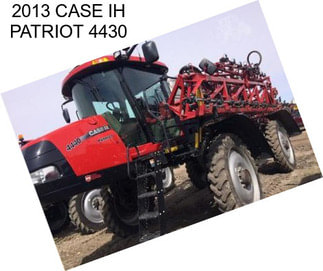 2013 CASE IH PATRIOT 4430