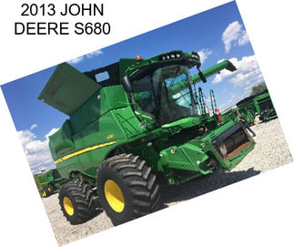 2013 JOHN DEERE S680