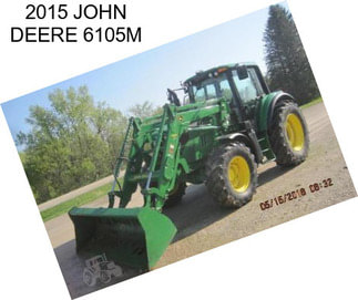 2015 JOHN DEERE 6105M