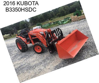2016 KUBOTA B3350HSDC